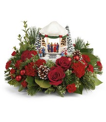 Thomas Kinkade's Sweet Sounds Of Christmas Cottage Florist Lakeland Fl 33813 Premium Flowers lakeland